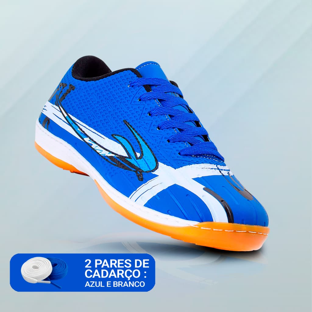 Chuteira Masculina Futsal de Quadra e Campo com Solado Costurado e Alta Durabilidade Envio Rápido