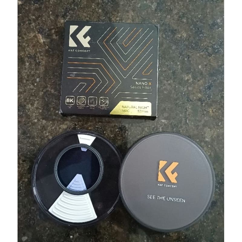 Filtro Natural Night da série Nano-X da K&F Concept, com 52mm