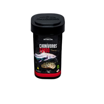 Ração Nutricon Carnivoros Fundo para Peixes 110g
