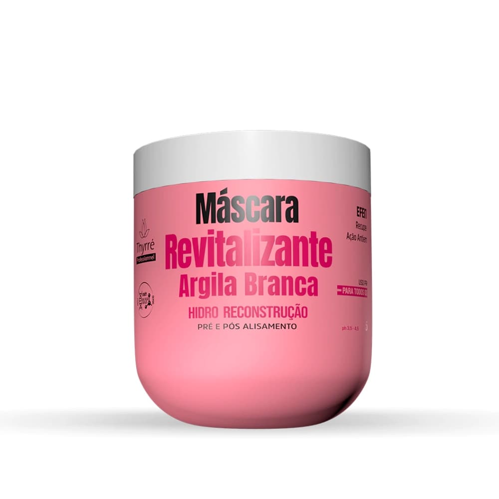 Máscara Reconstrutora capilar Revitalizante efeito teia 500g thyrre Cosméticos