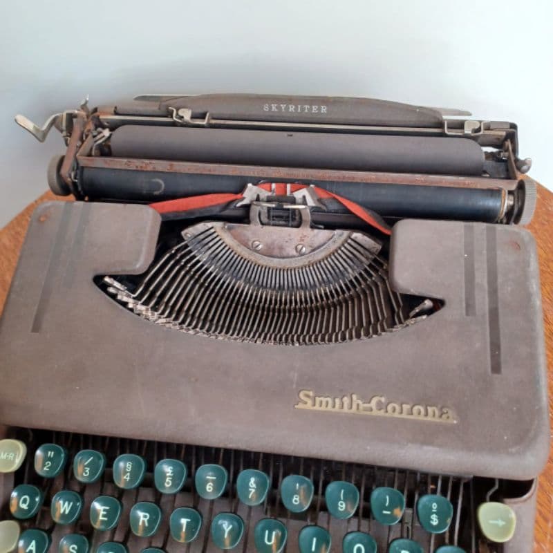 .máquina de escrever Smith corona  skyriter  raríssimo 1950
