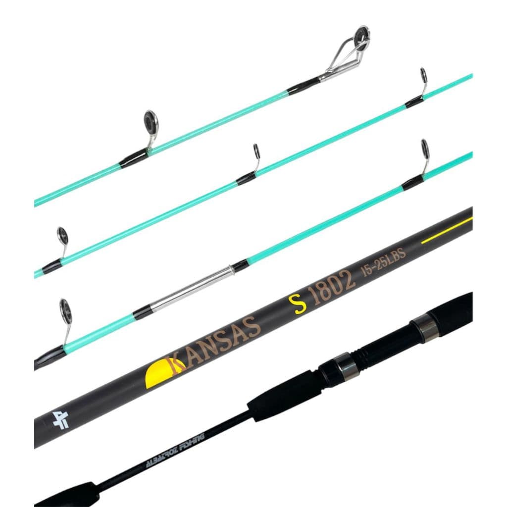 Vara P/Molinete Albatroz Kansas 1,80m/1,65m/1,50m 2p