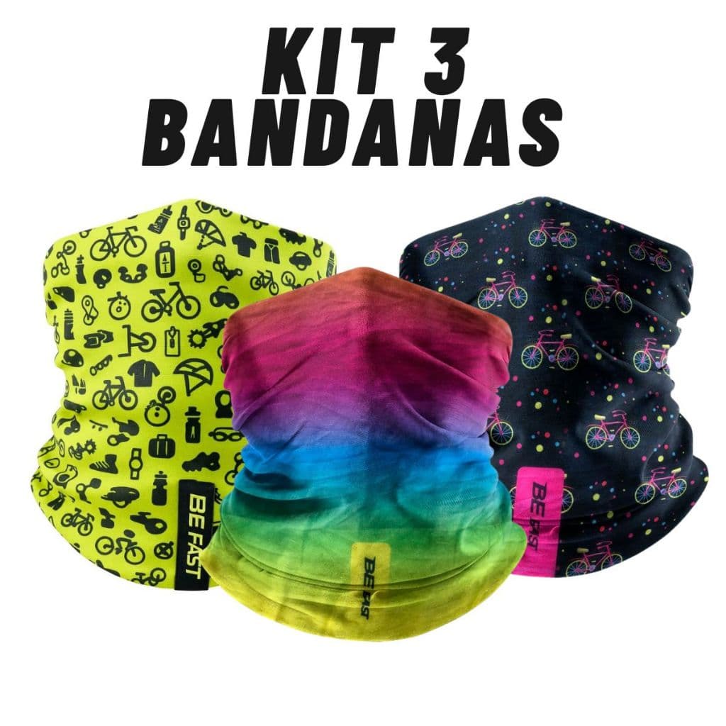 Bandanas Ciclismo Estampa Running Unissex Bicicleta Corrida Tubular Balaclava Toca