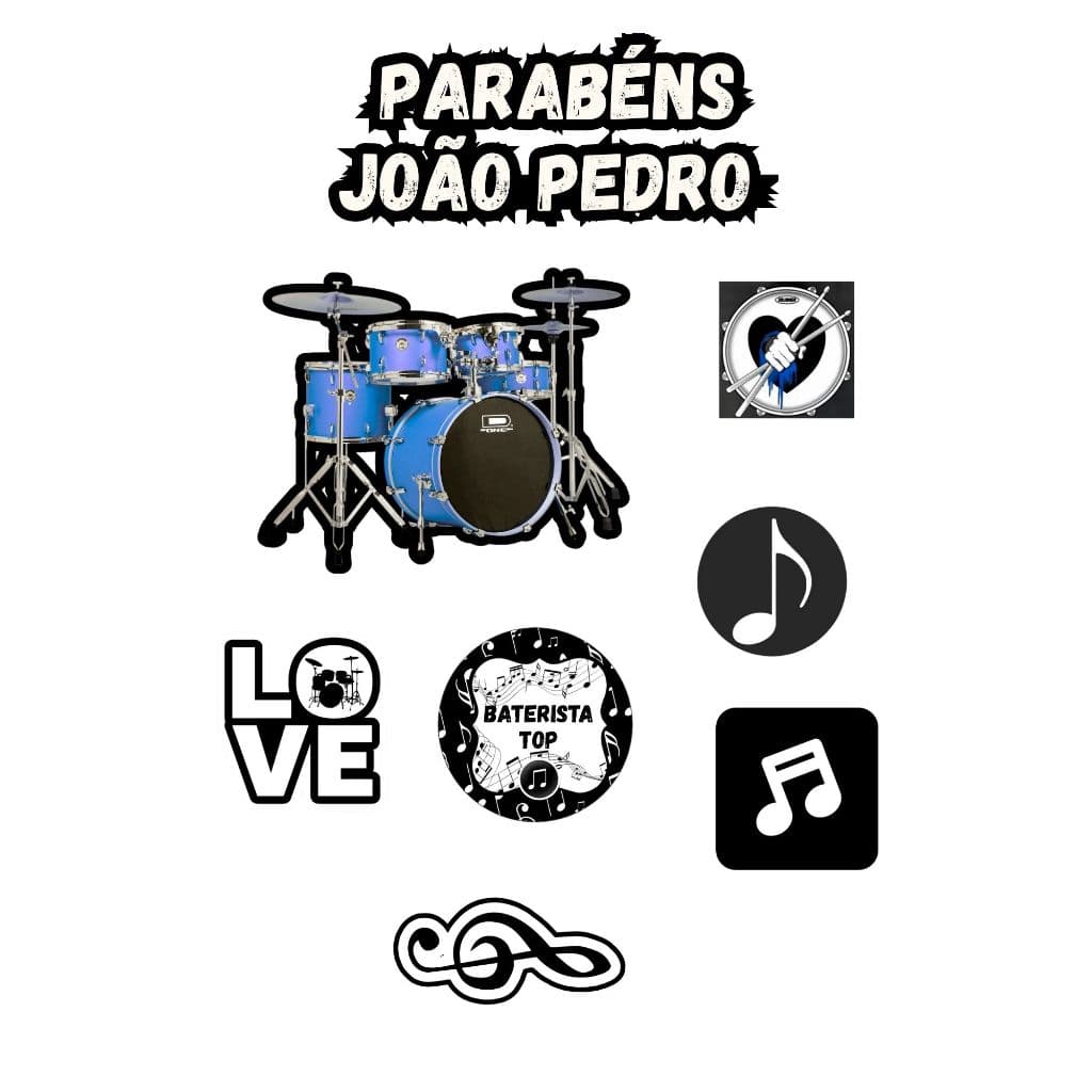 TOPO DE BOLO BATERIA/BATERISTA MONTADO