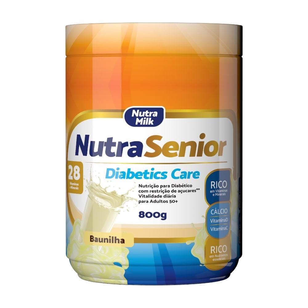 Suplemento Nutra Senior Diabetics 800g Vitaminas E Minerais