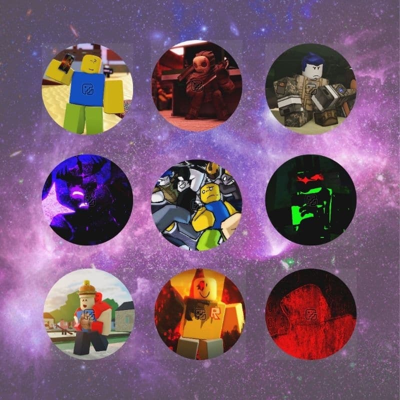 FORSAKEN Roblox Broches /Pin/Bottons tamanho 3,5cm pacotes atacado