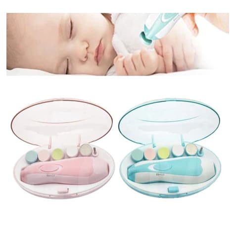 Cortador Aparador De Unha Elétrico Lixa Bebê Infantil-BYB
