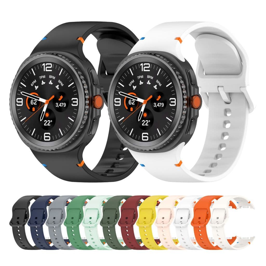 Pulseira Macia De Silicone Para Samsung Galaxy Watch 8 Classic 40 44 46MM Substituição
