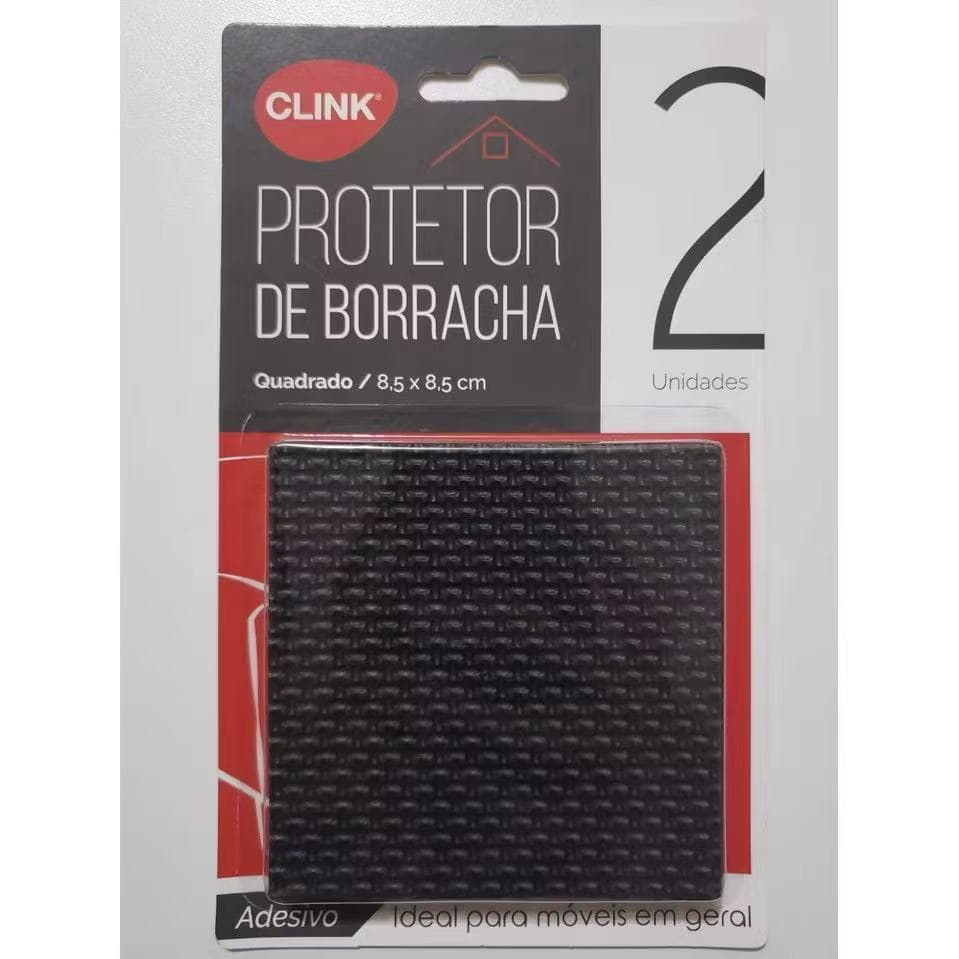 Protetor de borracha quadrado ou redondo para móveis - Clink