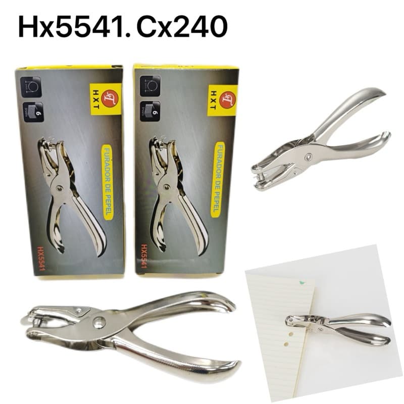 Alicate furador perfurador papel eva circulo scrabook 6mm 5541