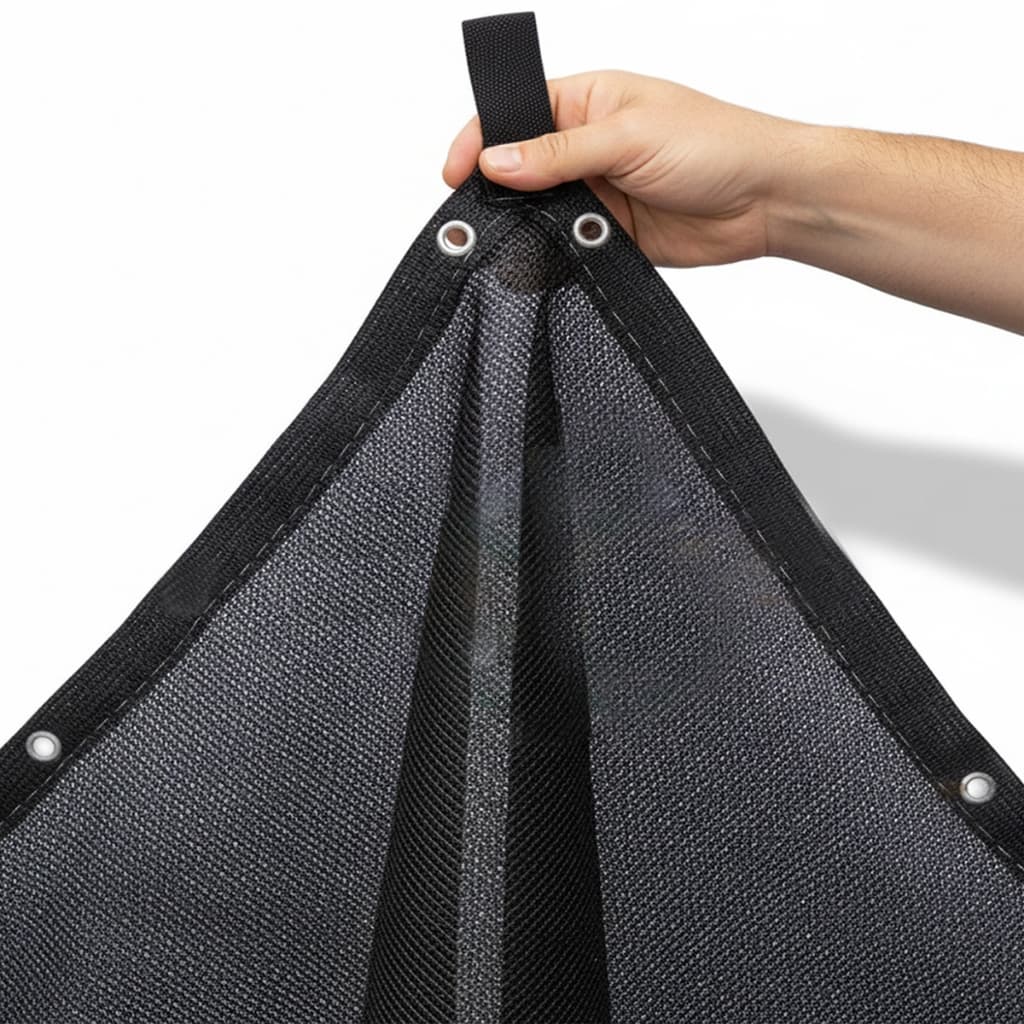 Tela Sombrite 80% Sombreamento Garagem Piscina Acabamento Alças 3x2 3x3 3x4 3x5 3x6 3x7 3x8