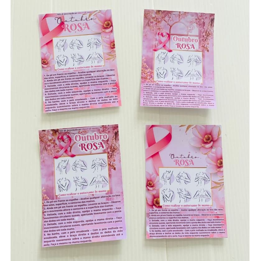 CARTÃO AUTOEXAME OUTUBRO ROSA