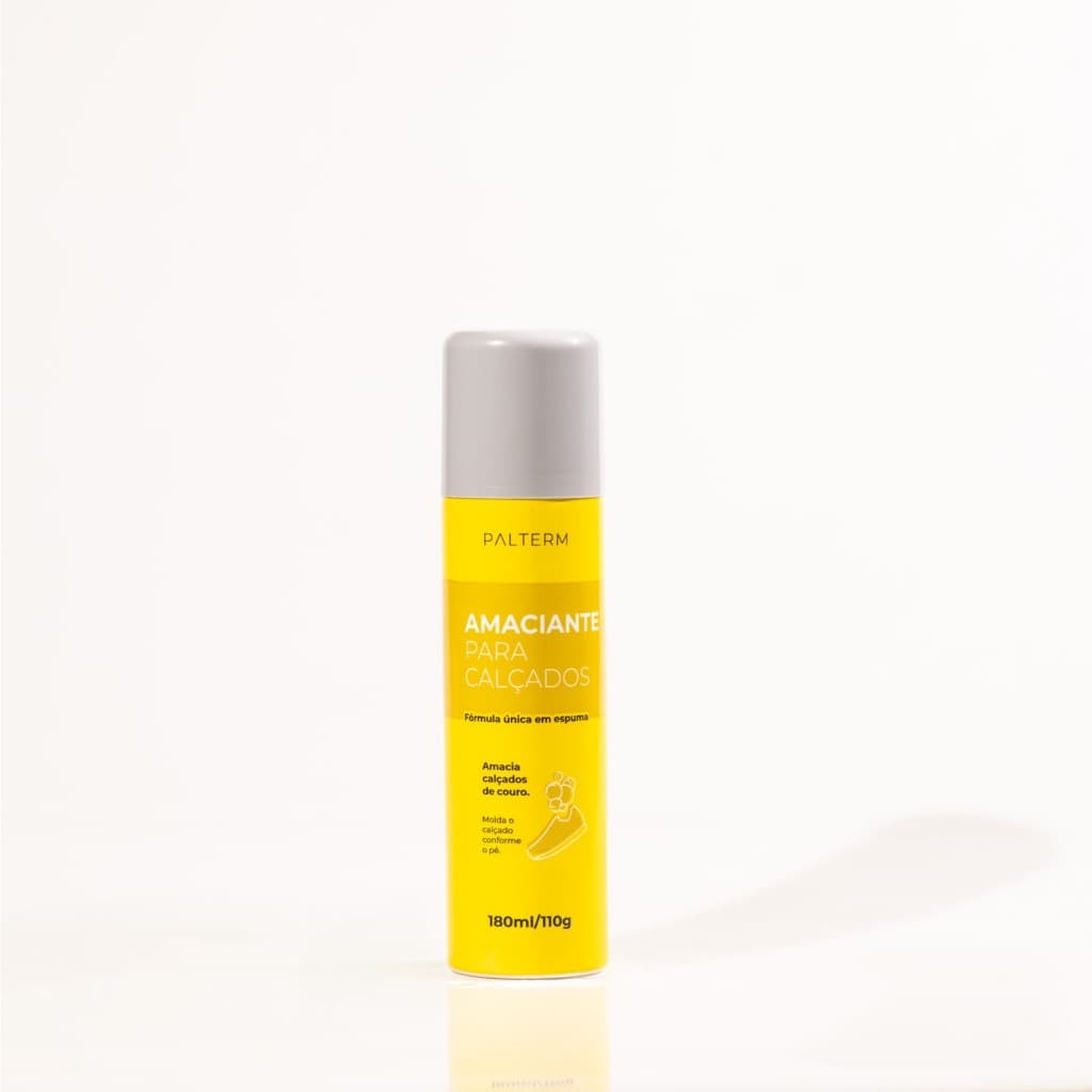 AMACIANTE DE SAPATOS 180ML PALTERM TODOS OS TIPOS DE CALÇADOS
