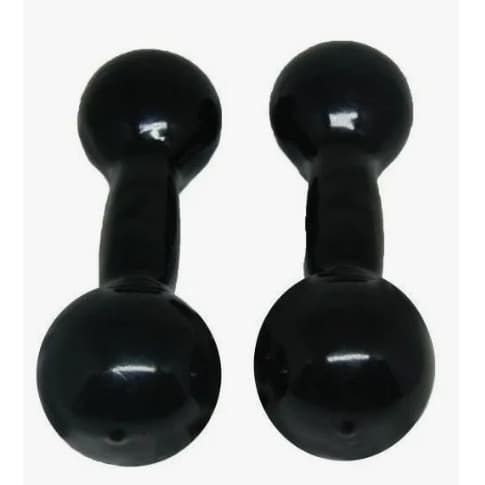 Par de Halter Bola Emborrachado 3Kg – Peso para Academia, Treino em Casa e Musculação