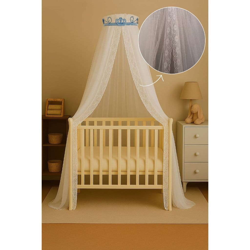 DOSSEL com Mosquiteiro Tule para Berço e Cama de Solteiro