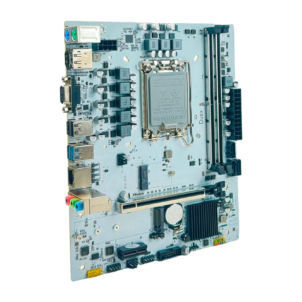 Placa Mãe Duex DXMBH610GW, Chipset H610, Intel LGA 1700, MATX, DDR4