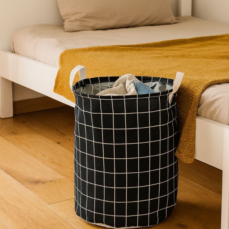 Cesto Dobrável Roupa Suja Brinquedos Multiuso Impermeável Lavanderia