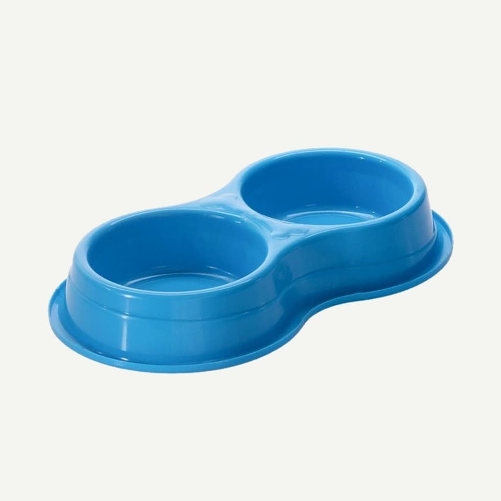 Comedouro Duplo Anti Formiga 800ml Para Gatos Cachorros Coelhos