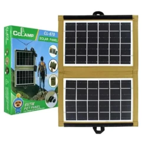 Painel Solar Portatil 7.2W/6V 29x20 Dobravel Carregador Energia Fotovoltaica Para Celular SmartPhone.