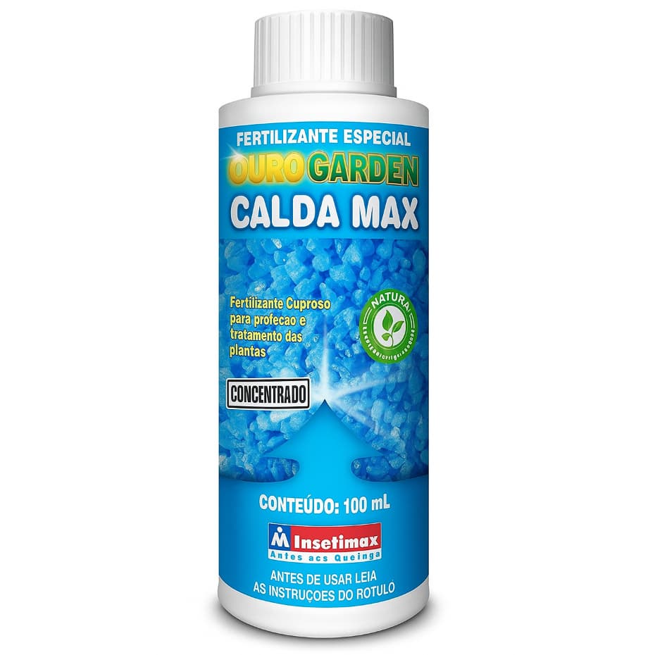 CaldaMax Concentrado (Calda Bordaleza Sulfato De Cobre) 5ml, 30ml e 100ml - Insetimax
