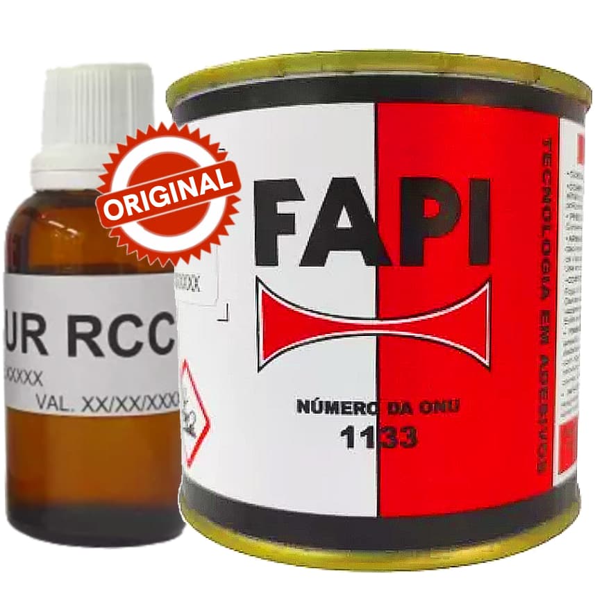 Cola Botes Infláveis SUP Stand up Paddle Infláveis Pvc Fapi 313 200g + Catalisador 25ml