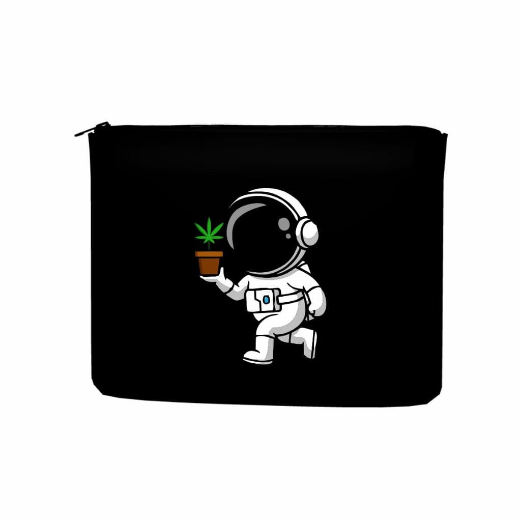 Porta Moeda Astronauta com Vaso da Planta - Porta Niquel