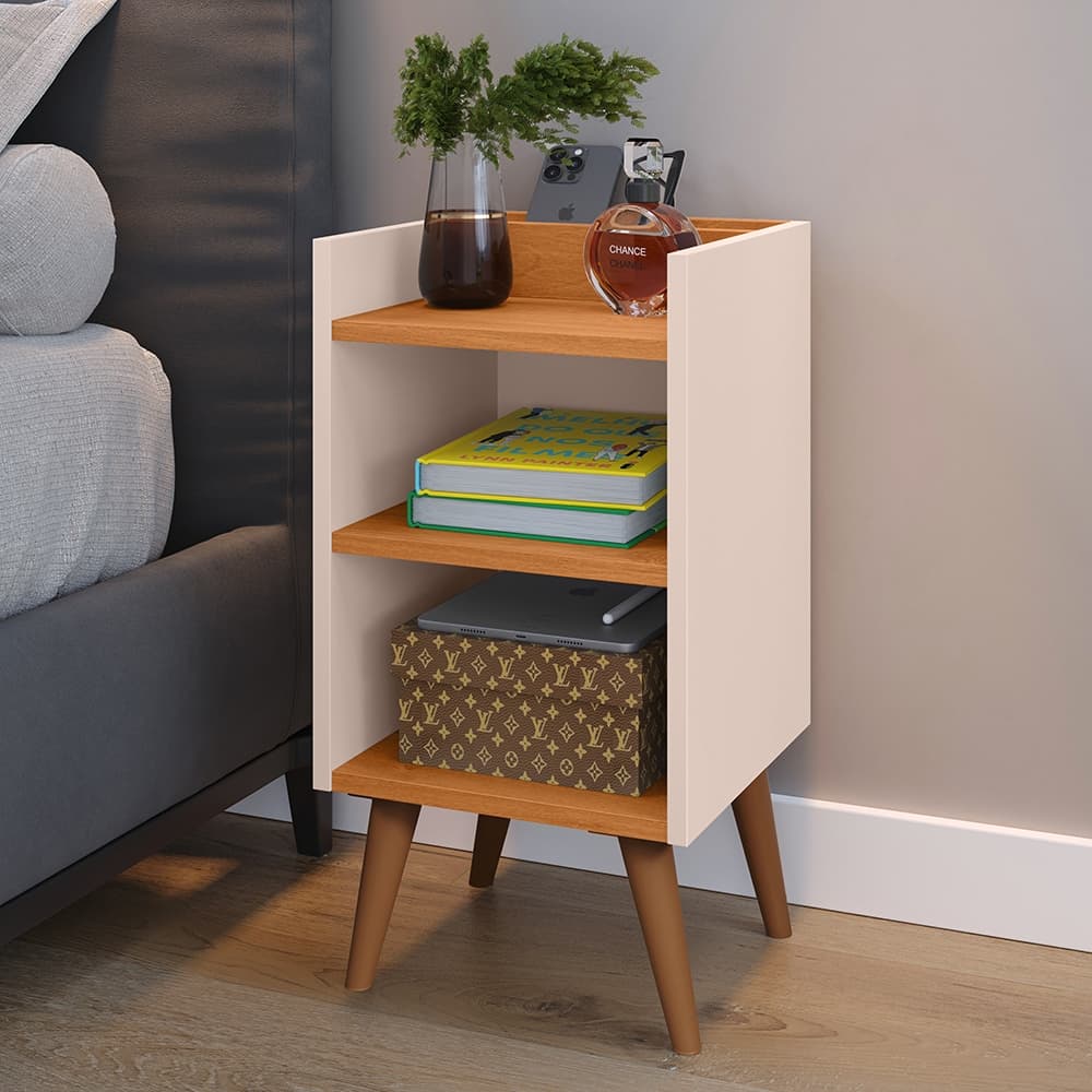 Mesa De Cabeceira Mudo Retro Quarto Cama Várias Cores charme apoio de cama Mesinha Max