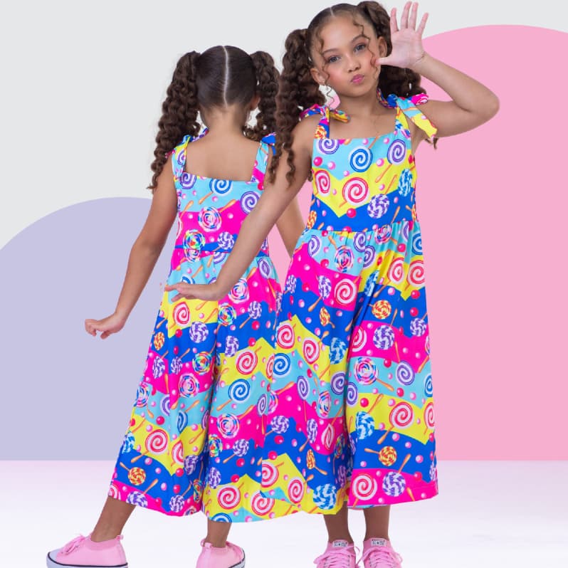 Macacão infantil casual menina estampas divertidas lançamento