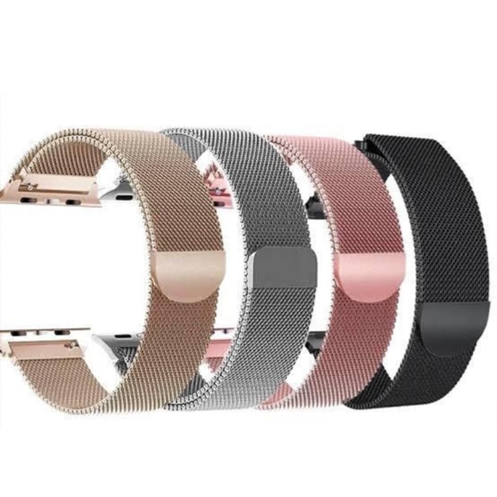 Pulseira Milanese Aço Magnética Para Relógio Samrtwatch 38/40 mm Várias Cores
