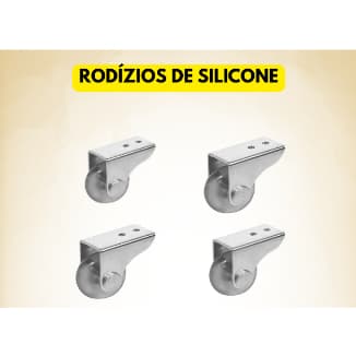 rodinha de gel silicone 38mm para sofá retrátil e moveis em geral.