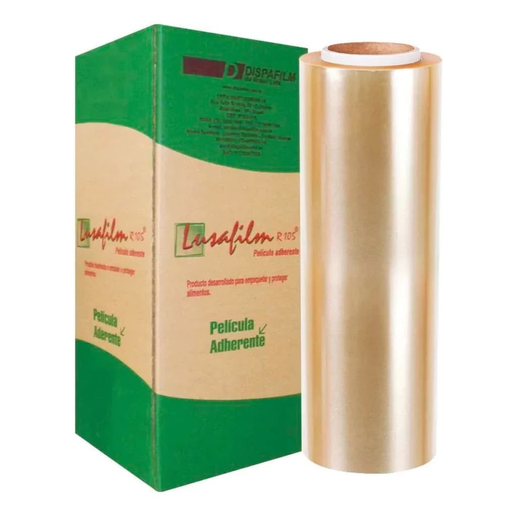 FILME PVC BOBINA DE ROLO PLASTICO - 38CM X 300M PARA ALIMENTOS - INDUSTRIAL