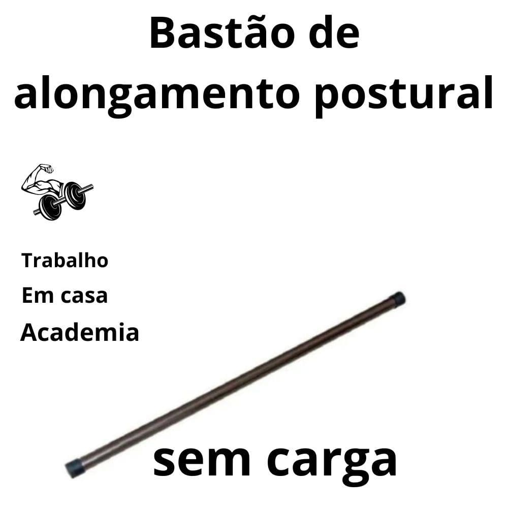 Bastão de  Alongamento 1metro  yoga Pilates Fisioterapia saúde