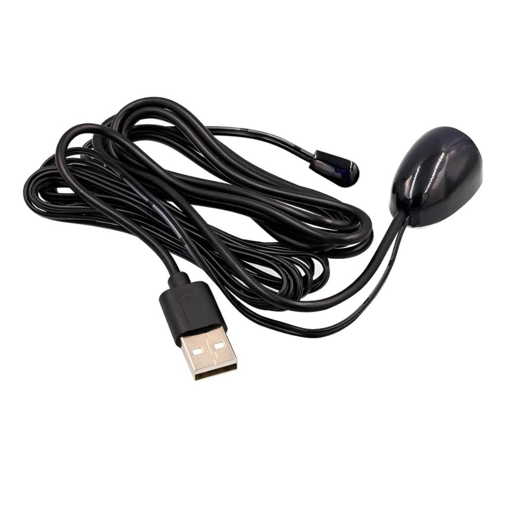 Adaptador Usb Ir Extensor Remoto Infravermelho Repetidor Preto