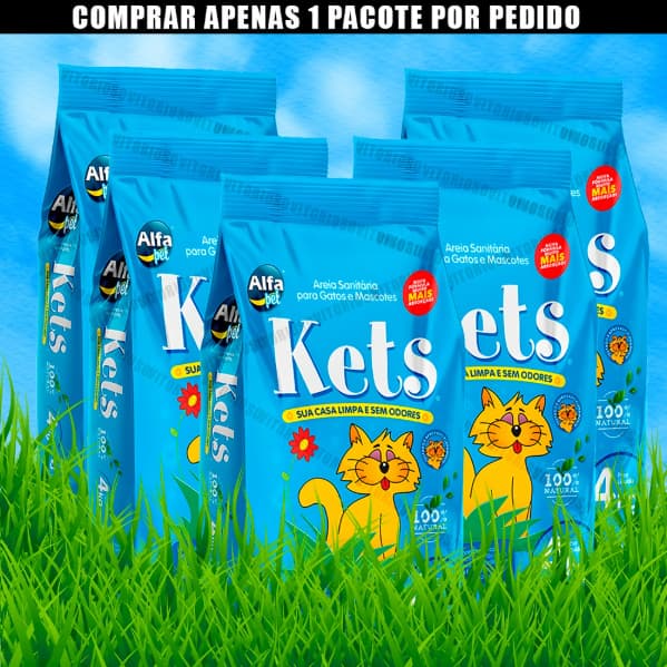 Kit 5 Fardo 20KG Areia Higiênica Granulado Sanitário de Gato Alta Absorção Perfumado Forma Torrões