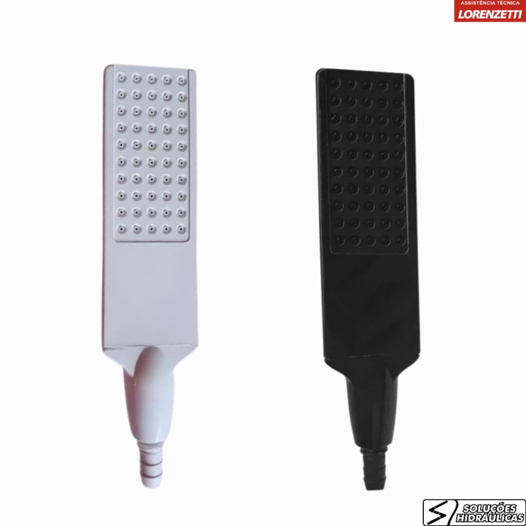 CHUVEIRINHO/DUCHA MANUAL OU/E MANGUEIRA DO CHUVEIRO DA LINHA ACQUA PRETO/BRANCO- LORENZETTI