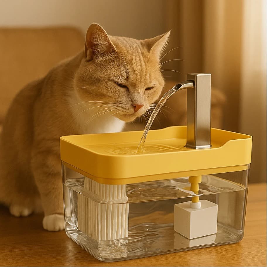 FONTE AUTOMÁTICA PARA GATOS COM FILTRO 1.5LIBOMBASILENCIOSA