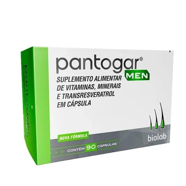 PANTOGAR MEN 90 CÁPSULAS CRESCIMENTO CAPILAR