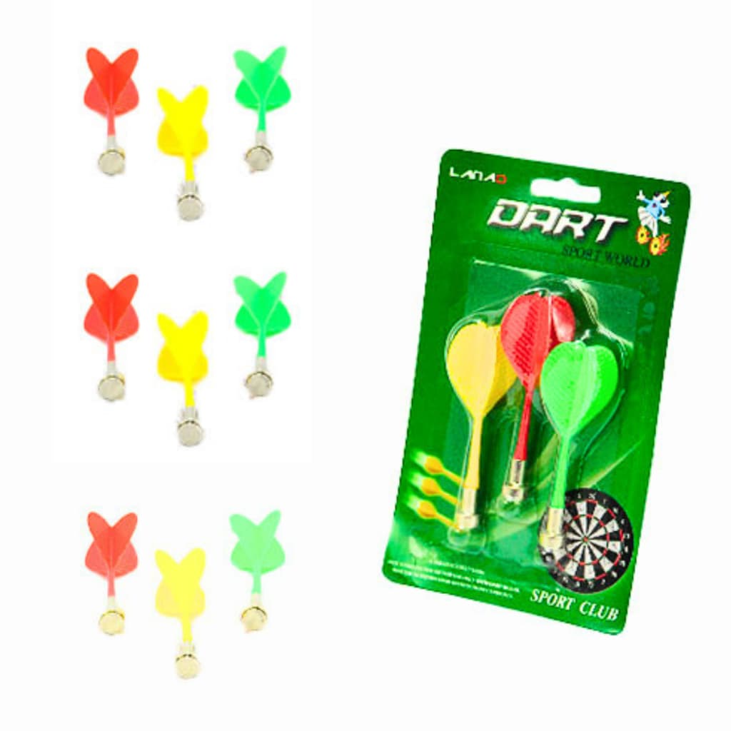 Dardos Magnéticos Ponta Magnética Kit Com 3 ou 6