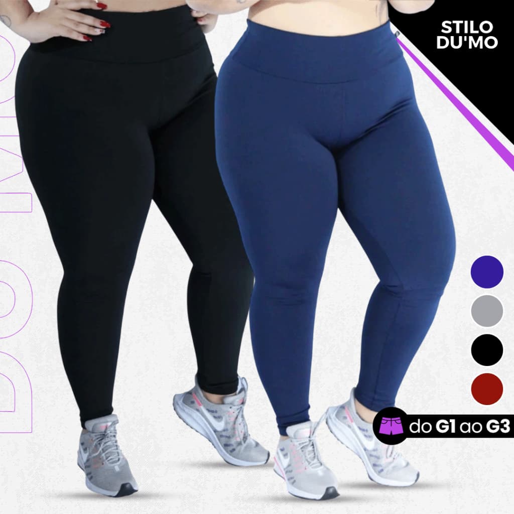 Legging Plus Size Feminina Peluciada Por Dentro Calça Flanelada