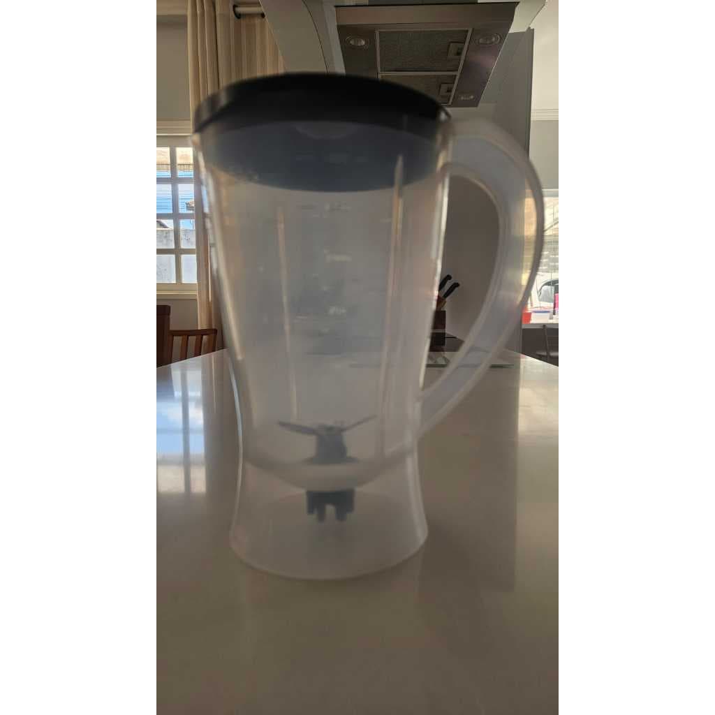 Compatível com: Copo Mondial Easy Power l 550 w ( Tampa Preta)  Translucido - 9450