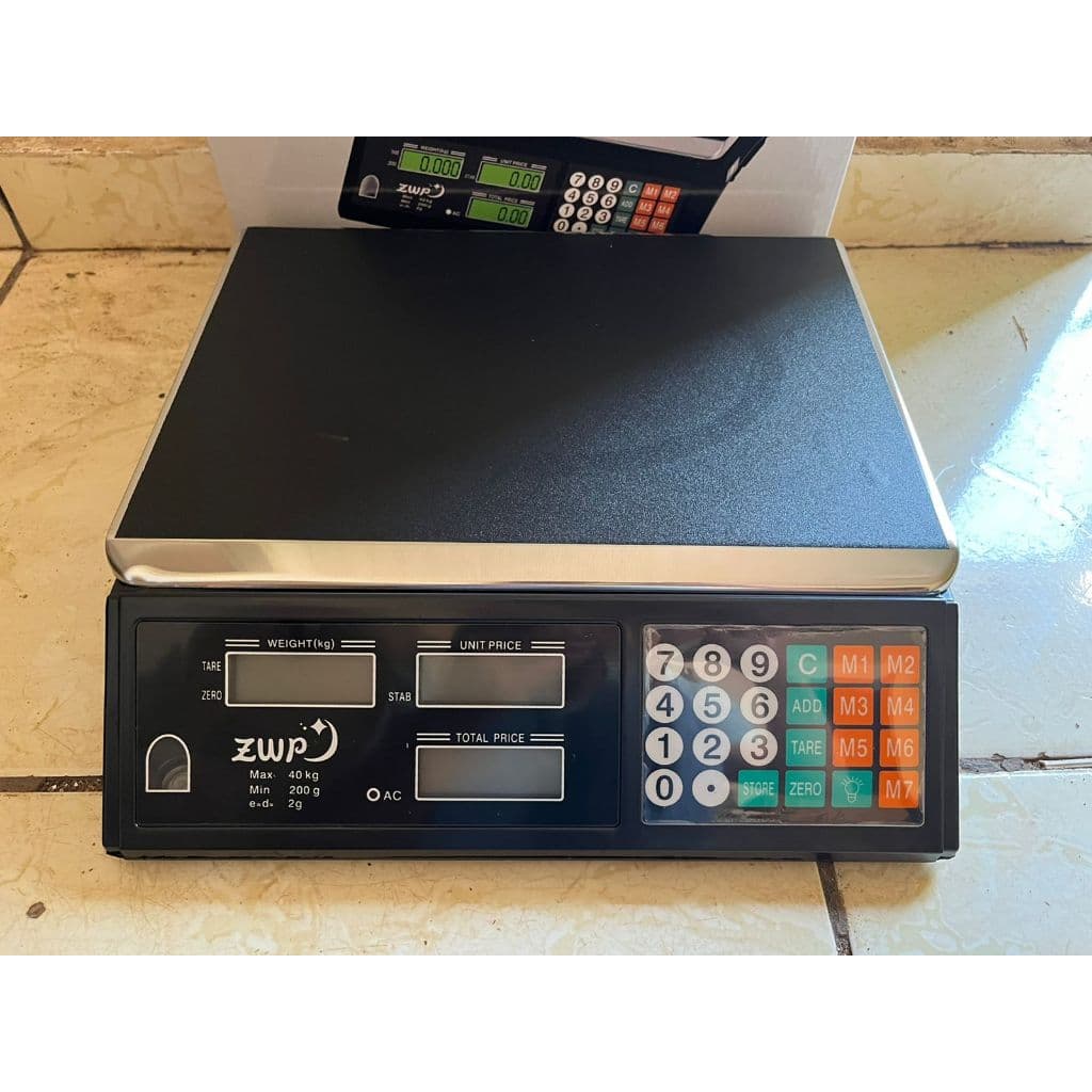 Balança Digital 40 Kg Bivolts 110/220V Eletrônica Recarregável Balança Digital Para Comercial