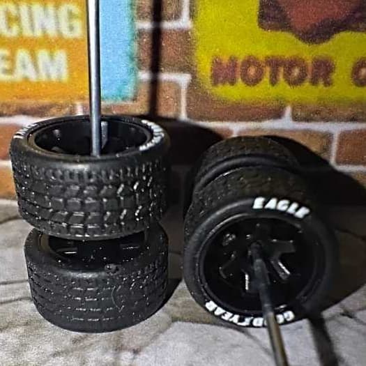 jogo rodas  1:64 pneus de borracha hot wheels, mat box, rodas para personalizar suas miniaturas