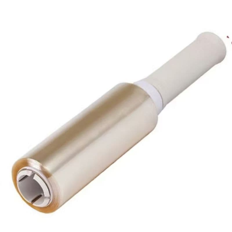 PLASTICO FILME PVC 12CM/140 METROS COM APOIO DE MÃO.