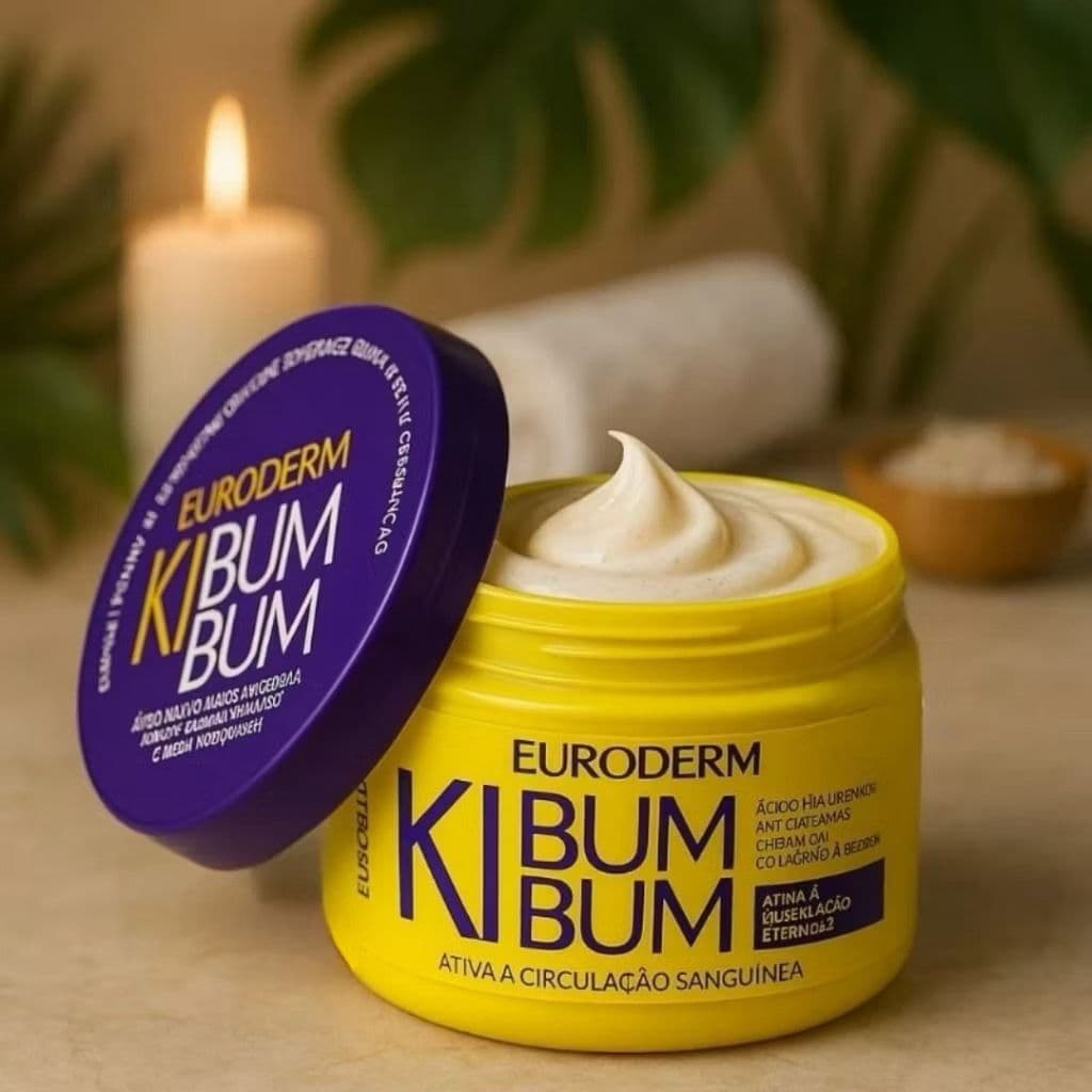 Ki Bumbum Creme Esfoliante Corporal Glúteos Para Tratamento Celulite e Estrias Euroderm 300G