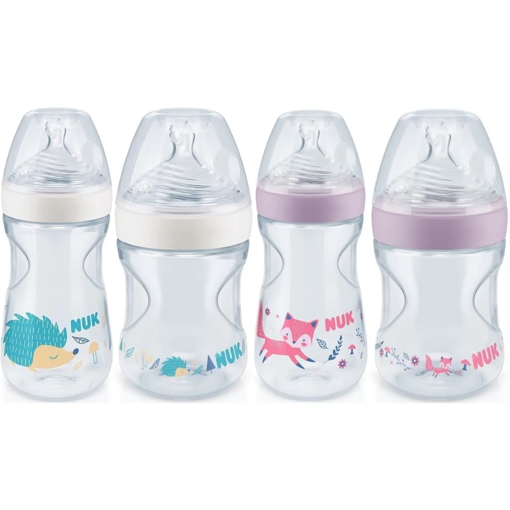 Kit 2 Mamadeiras Nuk Essence TC Smart Flow 150/270ml 0 a 18 meses