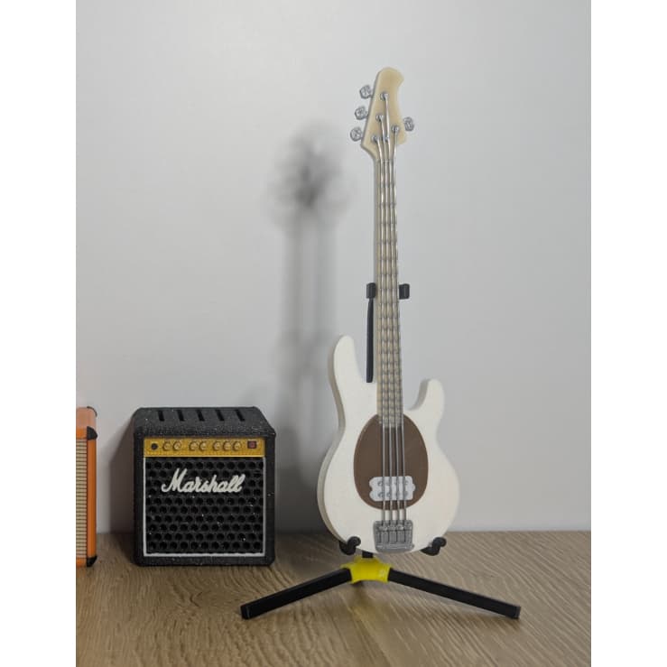 Miniaturas de Contrabaixo - Joe Dart Jr Bass Vulfpeck e diversos modelos e cores. Tripé incluso!