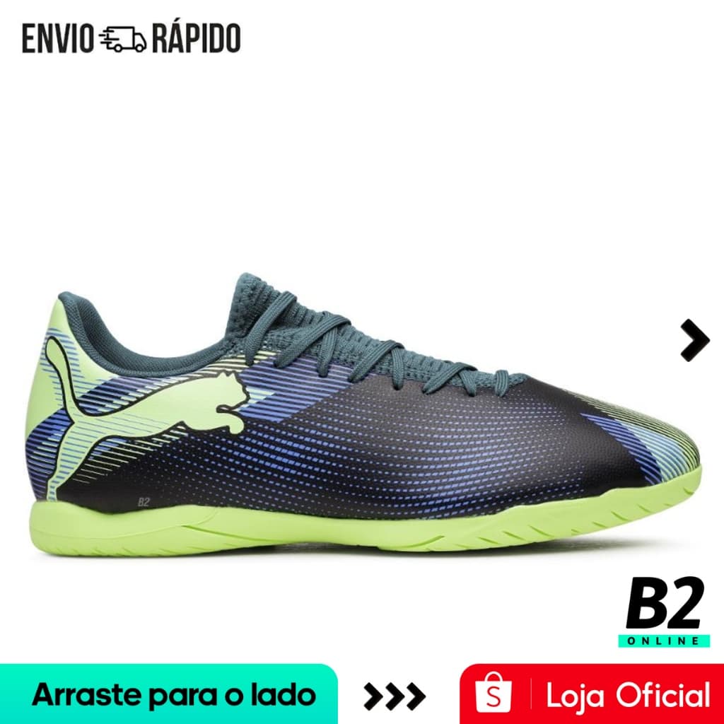 Chuteira Do Neymar Futsal Puma  Future 7 Play IT Masculina Original Com Nota Fiscal e Garantia
