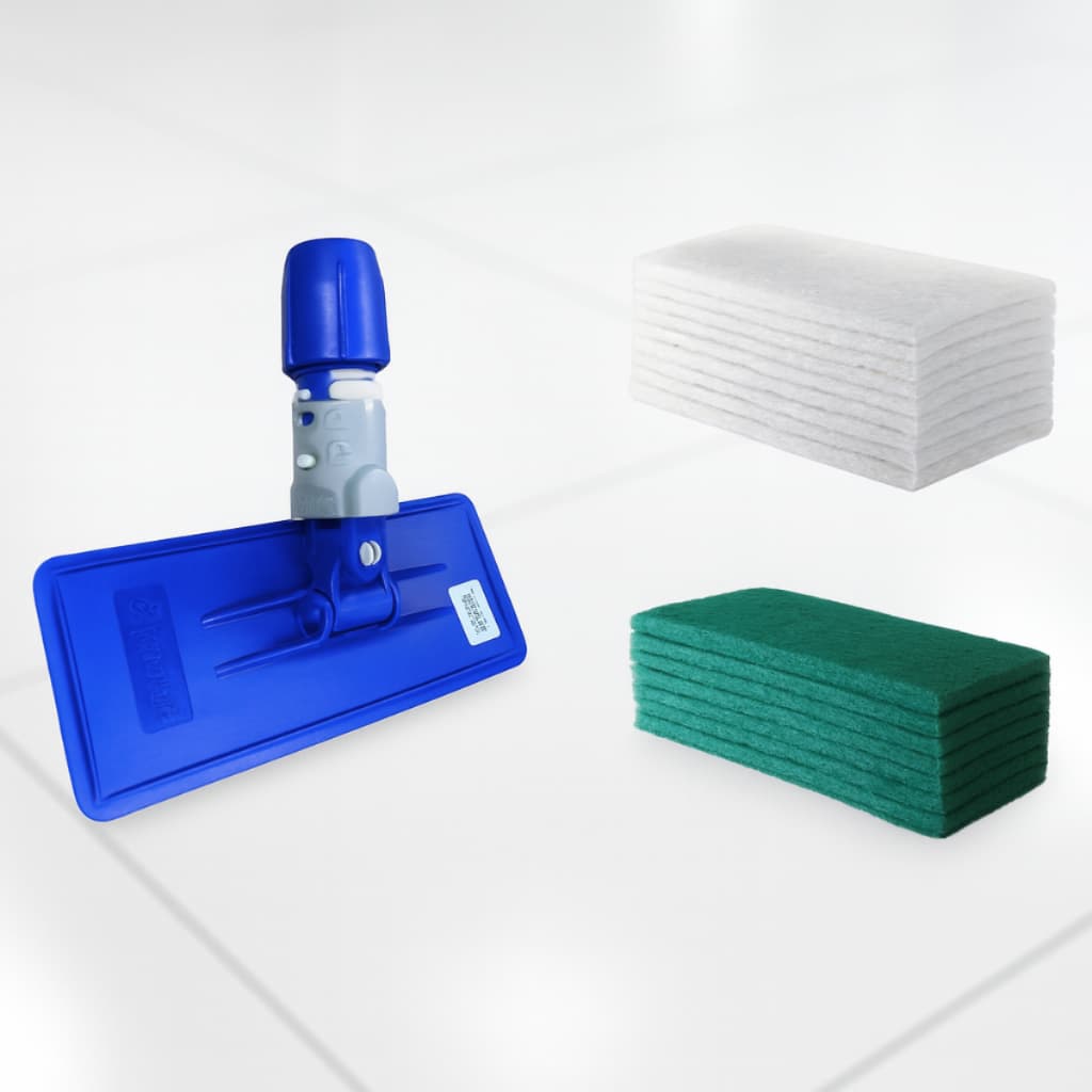 Suporte LT Articulado Limpa Tudo Bralimpia 10 Fibras Verdes Uso Geral 10 Fibras Brancas Macias Nobre