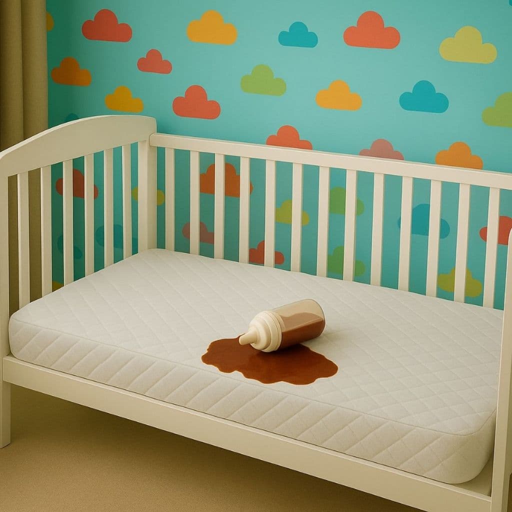 Capa Protetora De Colchão Berço Impermeável e Matelado Quarto Bebê Infantil Resistente