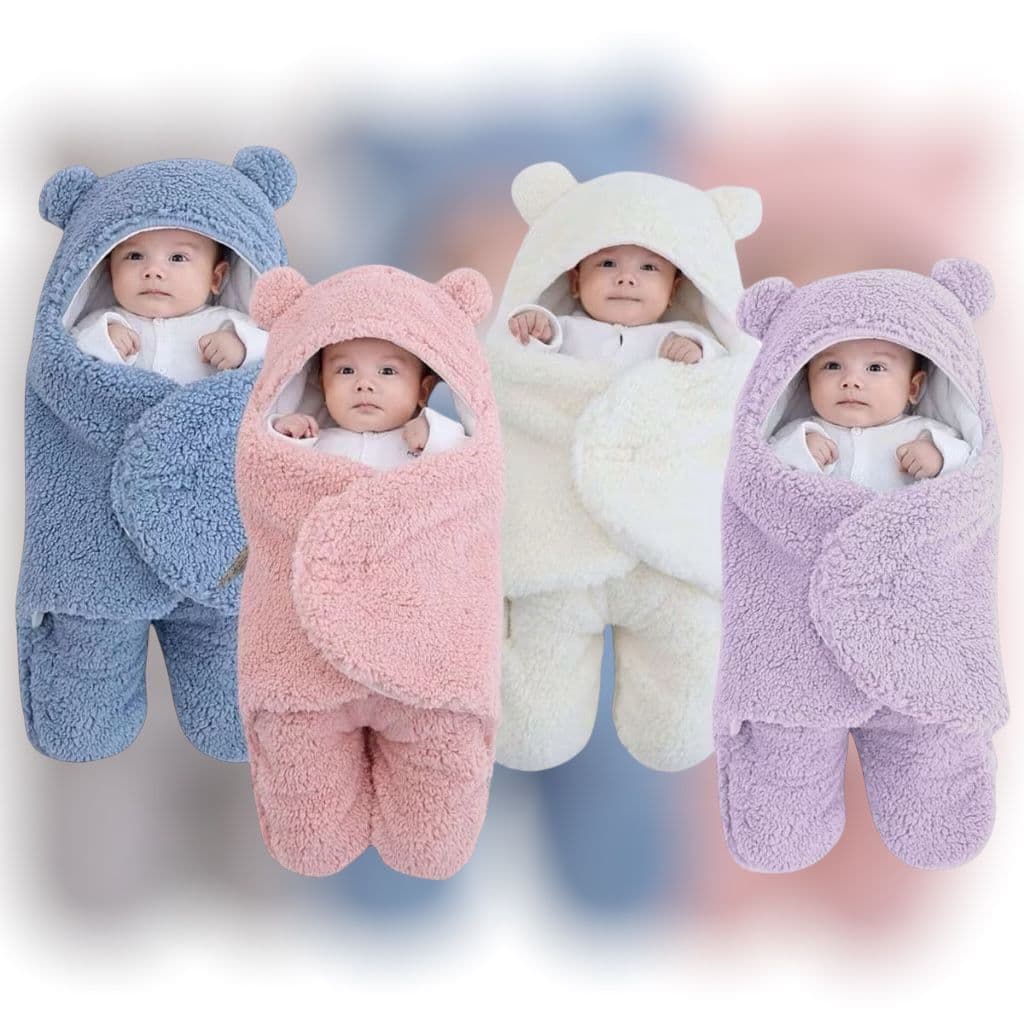 Saco de Dormir para Bebe Ursinho Macio